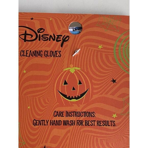 Disney Halloween Lilo & Stitch Gimme Candy Heavy Duty Cleaning Gloves NEW - Picture 6 of 9